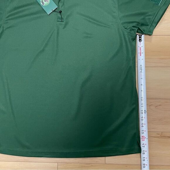 Outsideca‎ Tactical Shirt Mens 2XLHook & Loop Sleeve Patch Solid Green Shooting - Picture 9 of 15